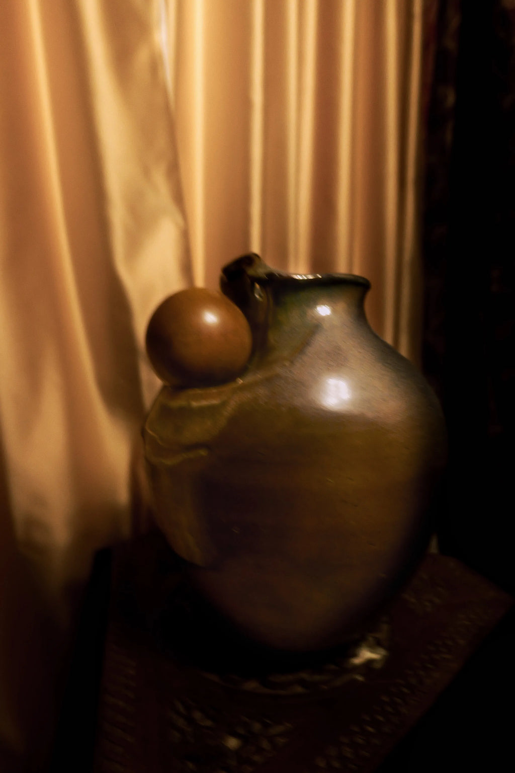 20th Century French Glazed Stoneware Vase